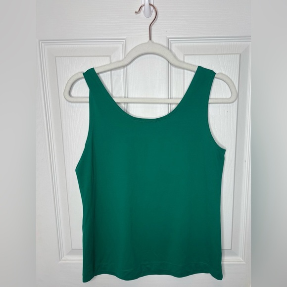 Chico’s Travelers Tank Top – Emerald Green (Size 1 / Medium) - Picture 3 of 3
